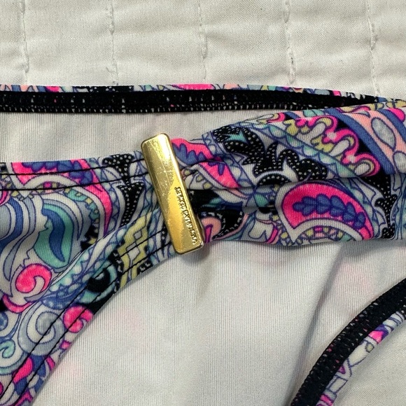 Victoria's Secret Pink and Blue Halter Bikini Set Size 34D - Picture 9 of 13